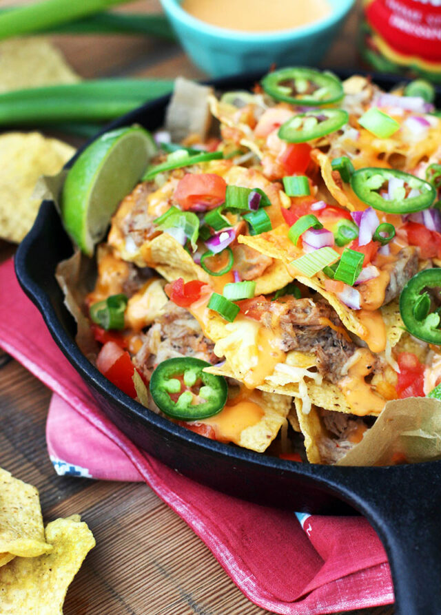 Game-day pulled pork nachos: Everyone needs a great nacho recipe up their sleeve. This is mine. And it could be yours.