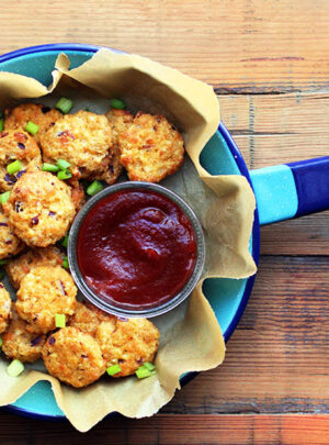 Cheesy Keto Cauliflower Tots