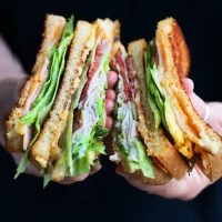 Grilled club sandwiches: The classic sandwich gets a delicious upgrade. Click through for recipe!