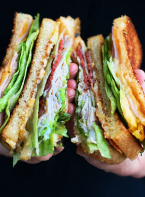 Grilled Club Sandwiches