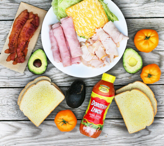 Ingredients for grilled club sandwiches: Learn how to make these delicious, meat-filled sandwiches!