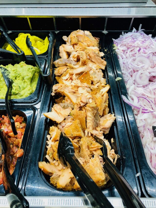 Salmon being sold on the grocery store salad bar: A great way to save money on salmon!