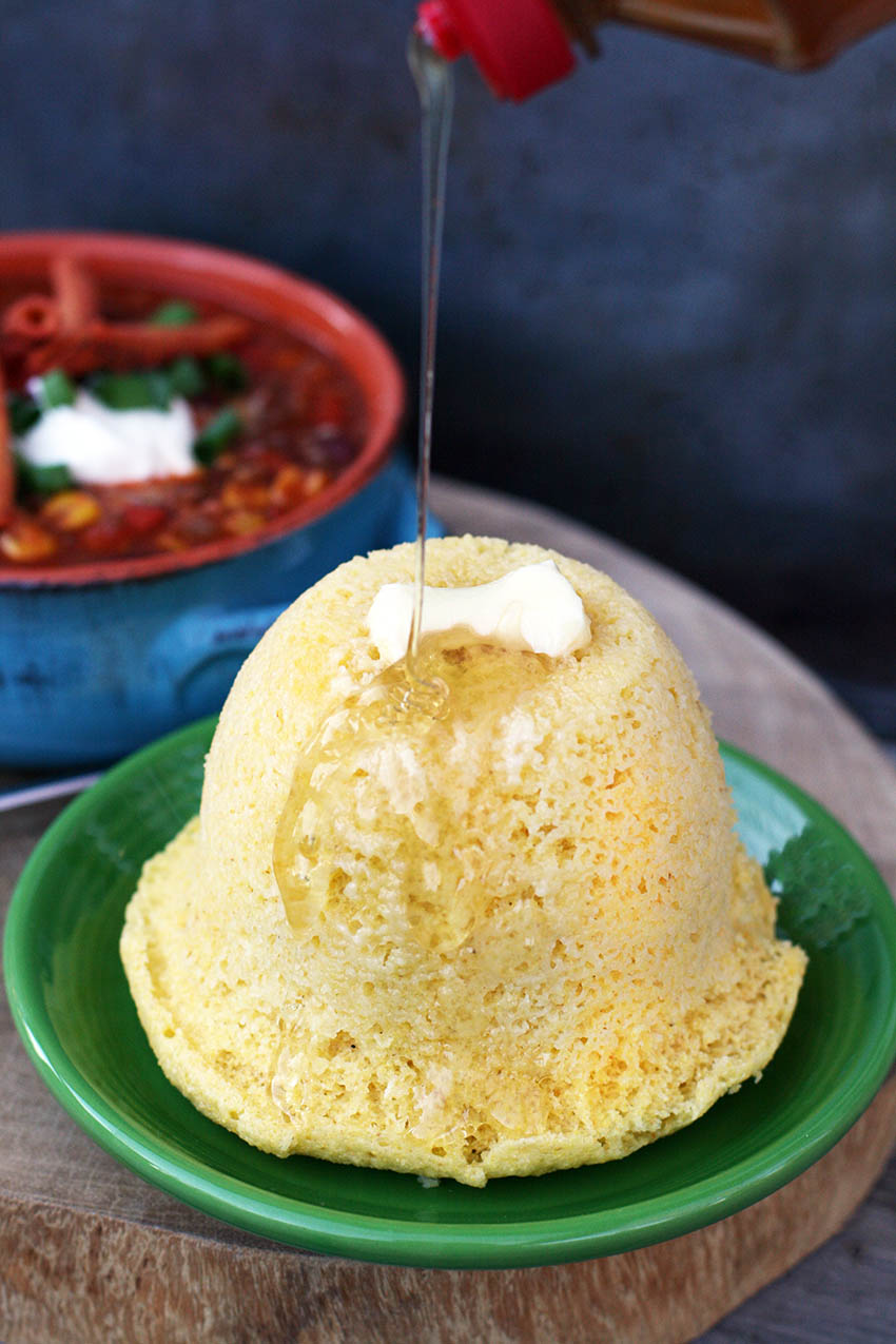 Microwaveable Cornbread In A Mug