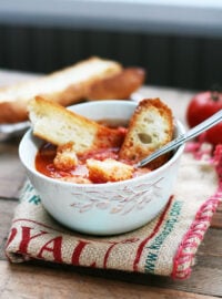 August tomato soup: The perfect recipe to make with the summer's ripest tomatoes! Click through for recipe.