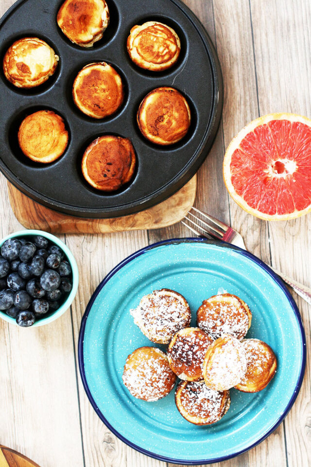 Aebleskiver recipe: Danish pancake balls. Click through for recipe!