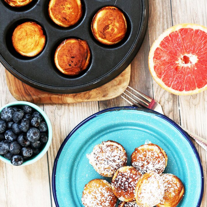 Aebleskiver recipe: Danish pancake balls. Click through for recipe!