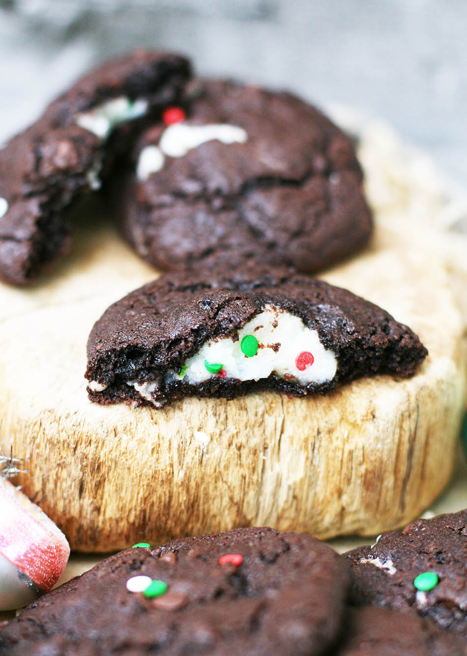 Cream cheese-stuffed chocolate mint cookies: These are over-the-top delicious!