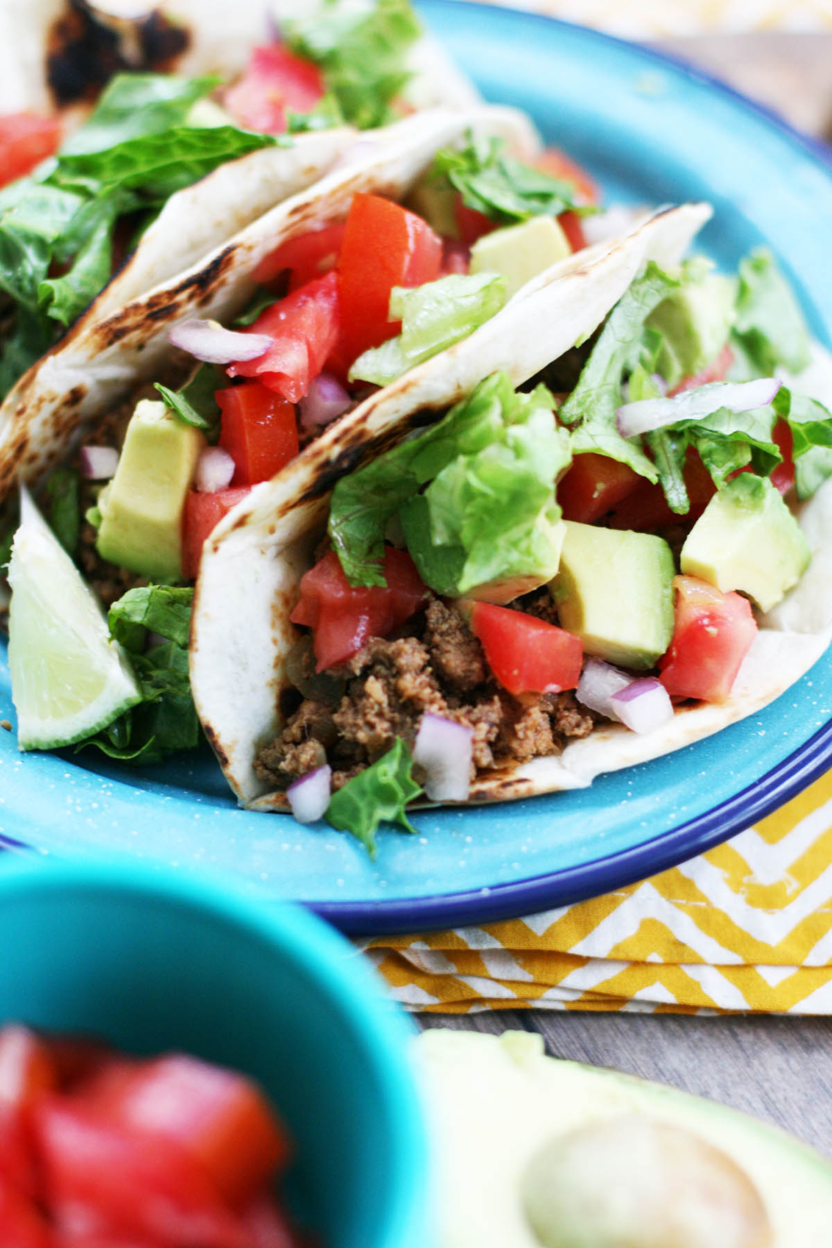 Ground turkey tacos: Mexican-spiced ground turkey makes an affordable taco base. Don't forget to pile on the toppings!