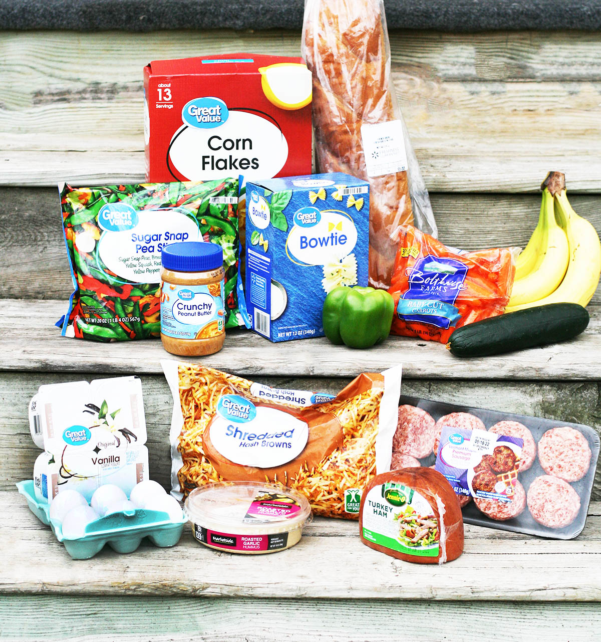 What $25 buys at Walmart for groceries: Learn how to get the most bang for your buck while shopping at Walmart.