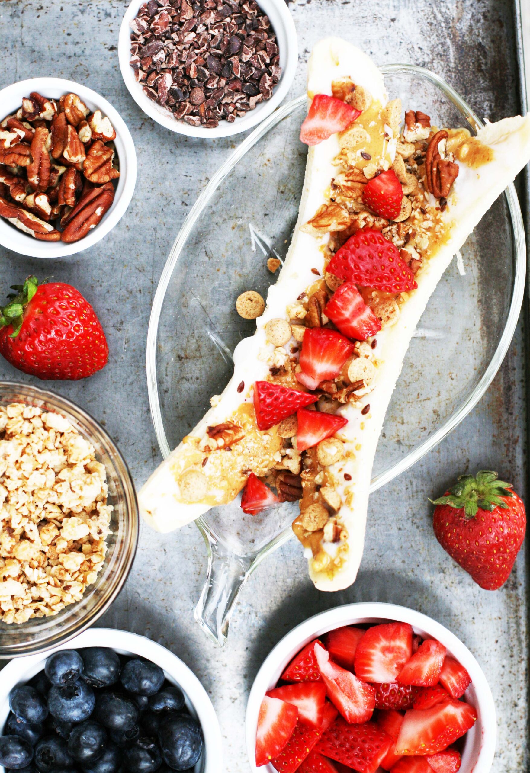 Breakfast banana splits: This affordable, fun breakfast idea is also healthy and delicious.