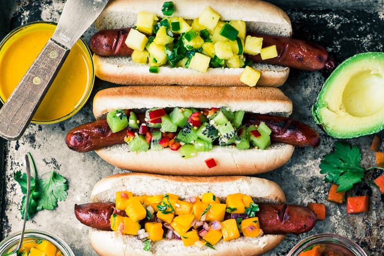 Tropical hot dogs: Make island-style hot dogs at home
