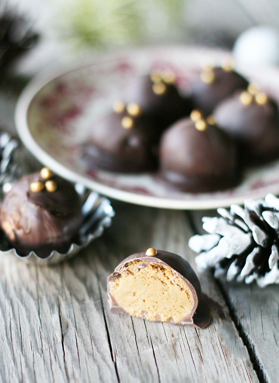 Cookie butter truffles: Cookie butter on the inside, chocolate on the outside.