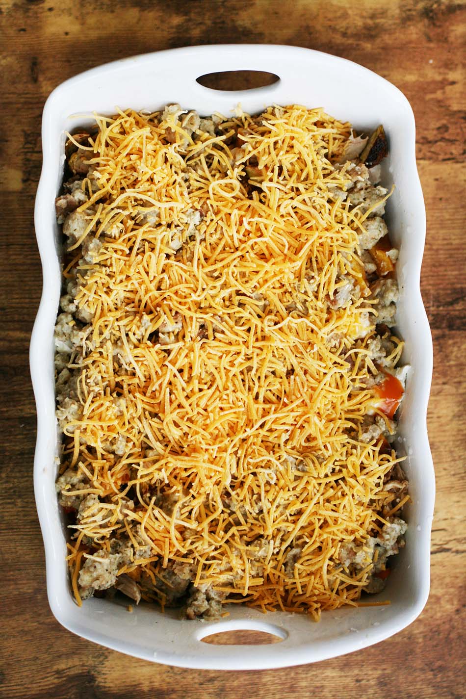 Thanksgiving leftover hotdish: Made with leftover Thanksgiving foods, repurposed into something hearty and delicious.