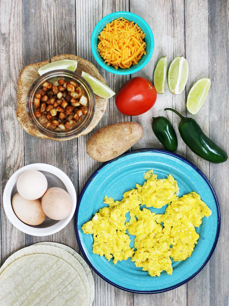 Egg and potato breakfast tacos: What you'll need to make a cheap breakfast for under $5.