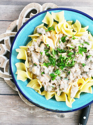 Ground Beef Stroganoff