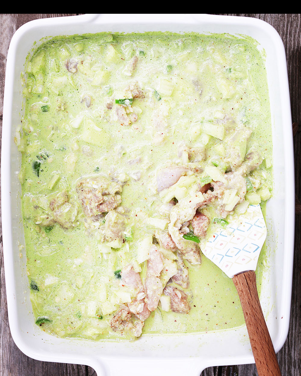 How to make Peruvian chicken and rice bake: A flavorful dinner recipe mixed and baked in one dish.