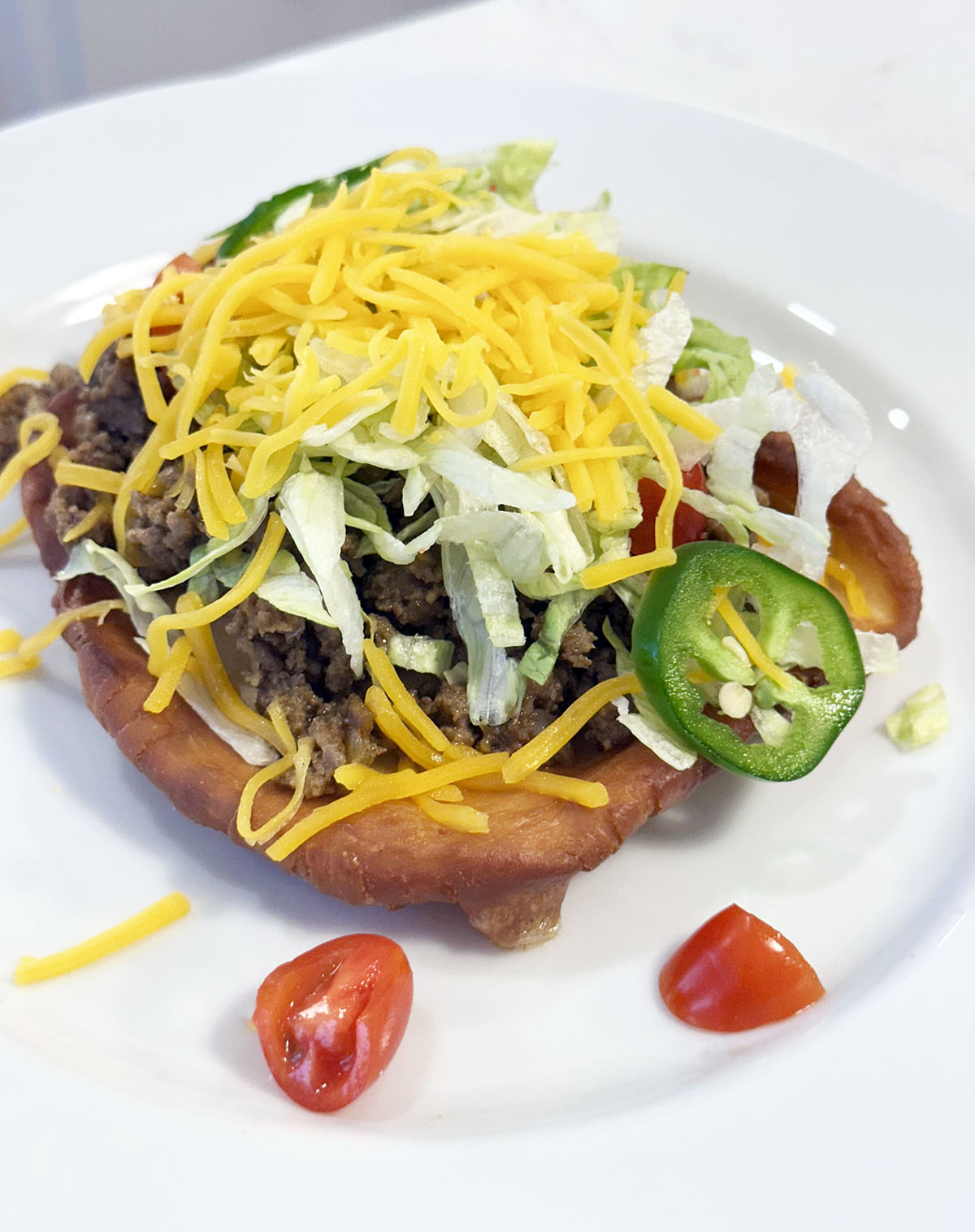 Fry bread tacos (Indiana tacos/Oof-da Tacos) are one of 4 recipes using overlapping ingredients + ground beef.
