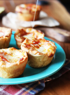 Hot Honey Pizza Muffins (Made With Einkorn Flour)