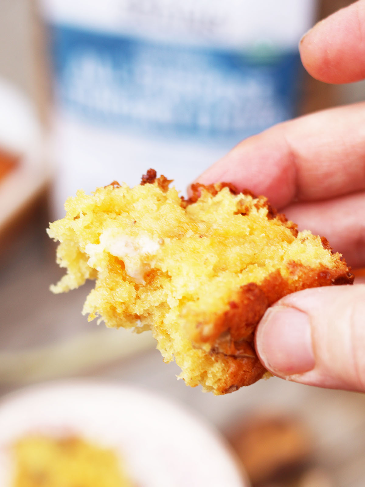 Pineapple cheddar quick bread, made with einkorn flour. Click through for recipe.