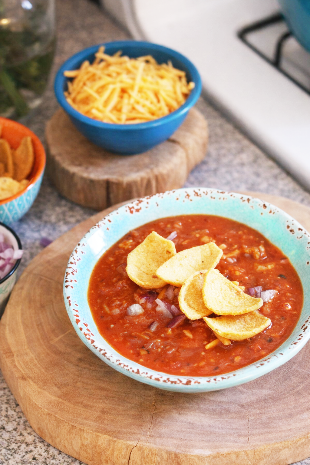 Chicken salsa chili recipe: Click through for instructions. 