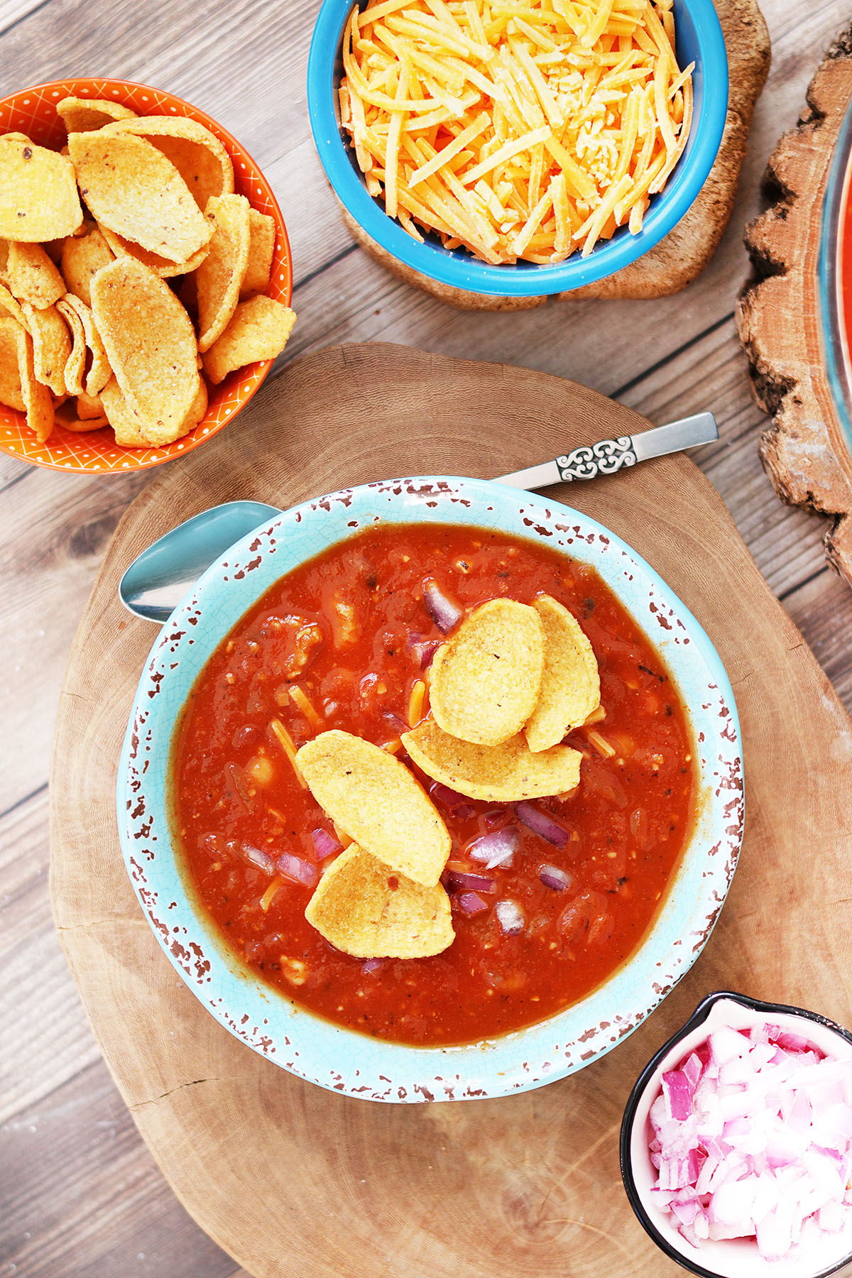 Chicken salsa chili recipe: A favorite soup from Cafe Latte in St. Paul, MN.