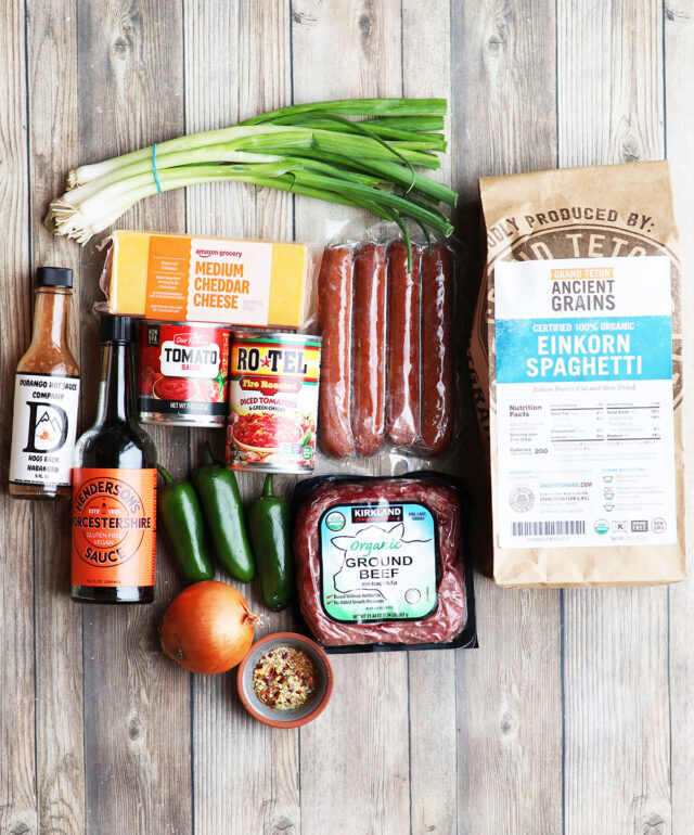 Cowboy spaghetti ingredients