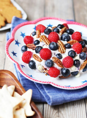 Red, White And Blue Cheese Ball (Sweet!)