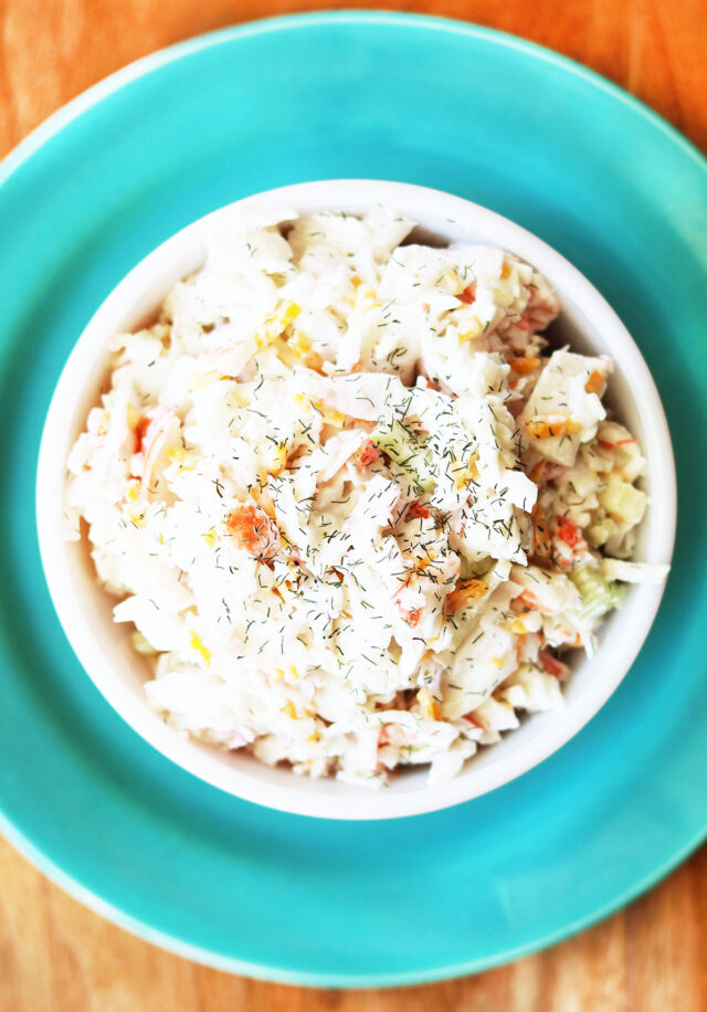 Deli-style imitation crab salad recipe