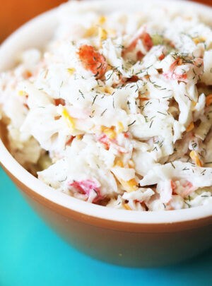 Deli-Style Imitation Crab Salad (Cheaper Than The Store)