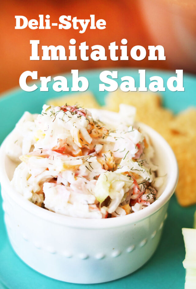 Salade imitation crabe façon charcuterie (moins chère que celle du commerce) Salade imitation crabe façon charcuterie (moins chère que celle du commerce)