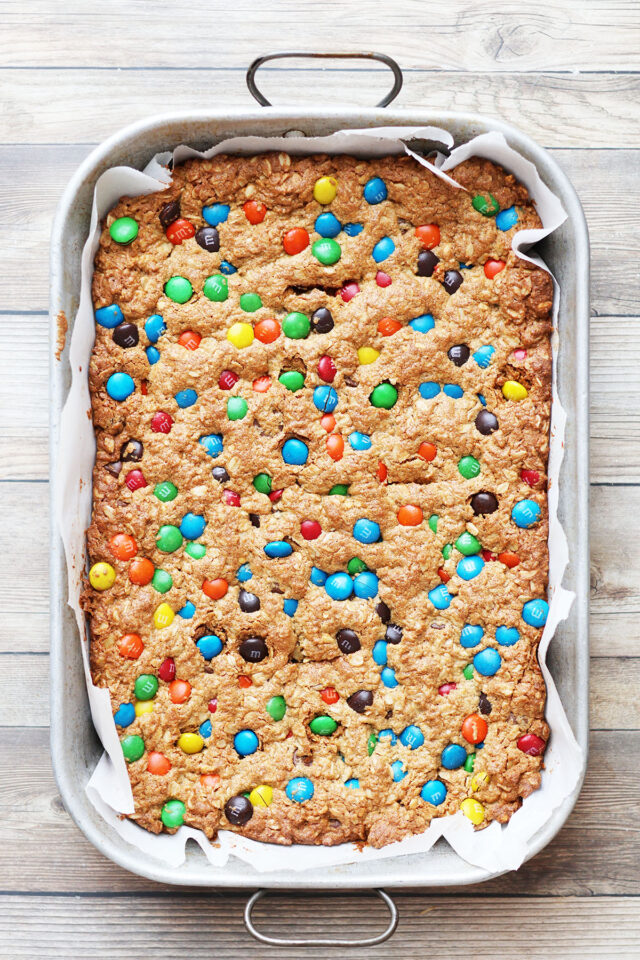 Monster cookie bars recipe